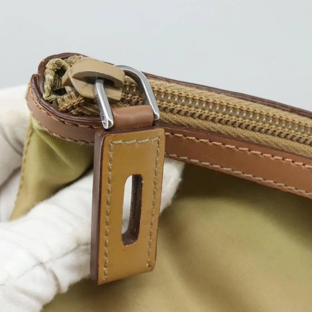 PRADA Hand Bag Nylon Beige Auth bs21036 - Picture 10 of 16